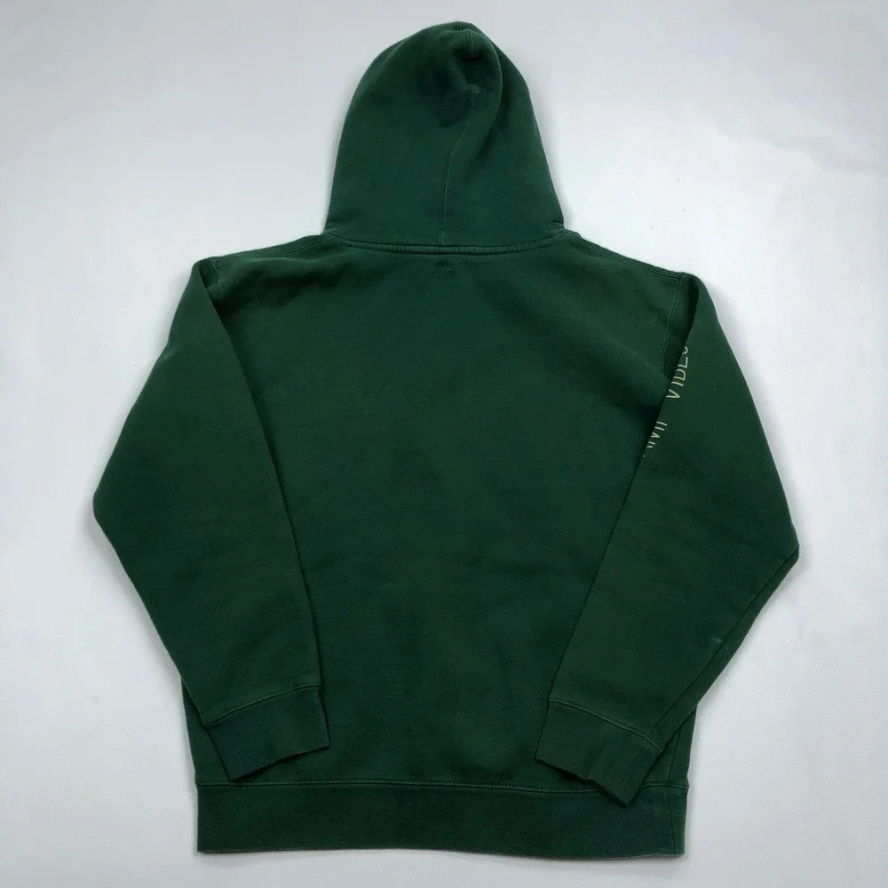 Poler Camp Vibes Mens Medium Green Graphic Pullover Hoodie Sweatshirt